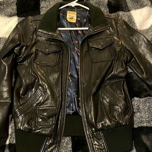 Authentic Fossil Leather Jacket hardly ever worn